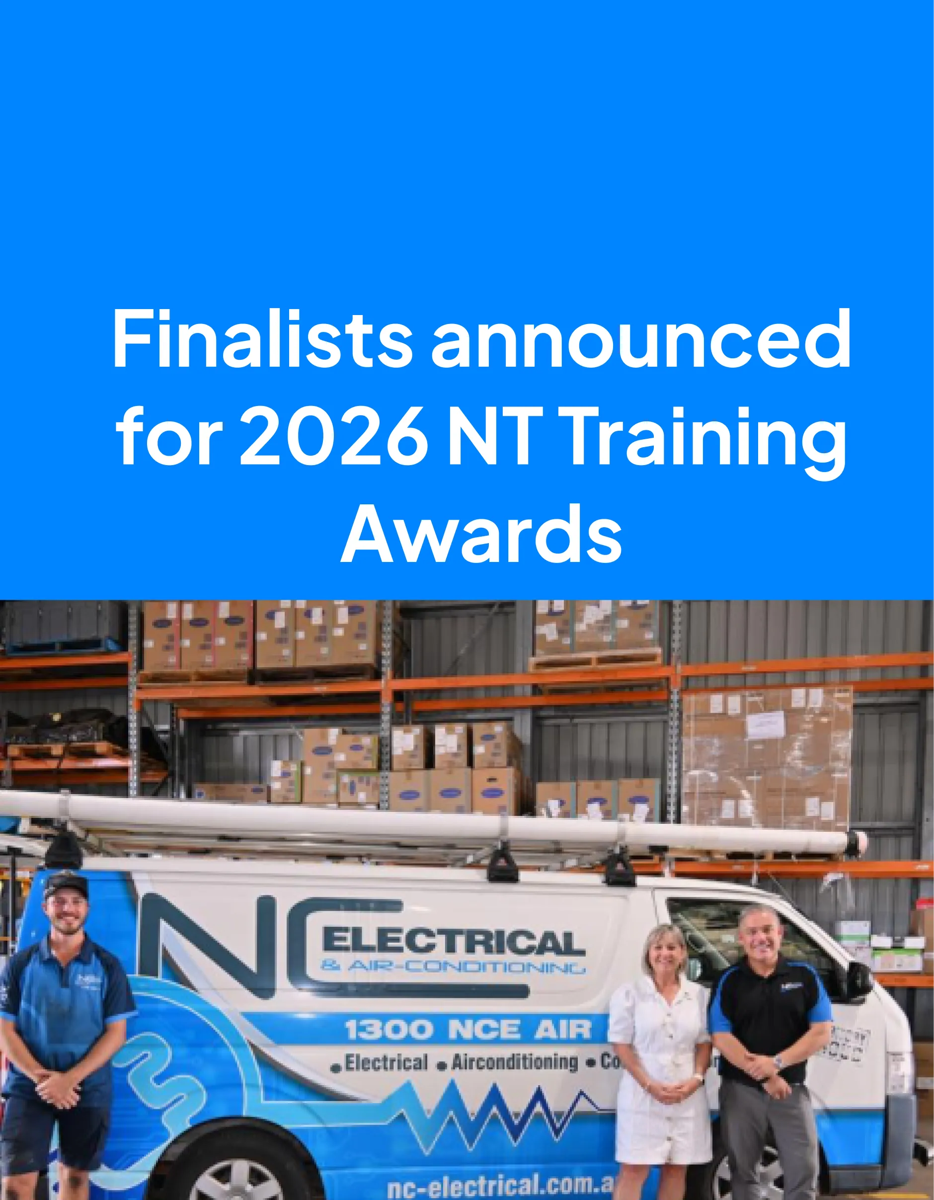 Finalists announced for 2026 NT Training Awards